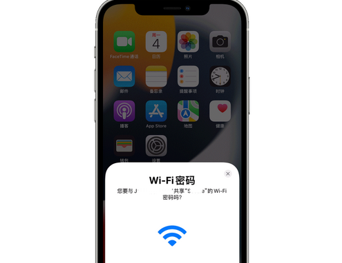 黑河苹果15维修店分享iPhone15如何共享Wi-Fi密码 